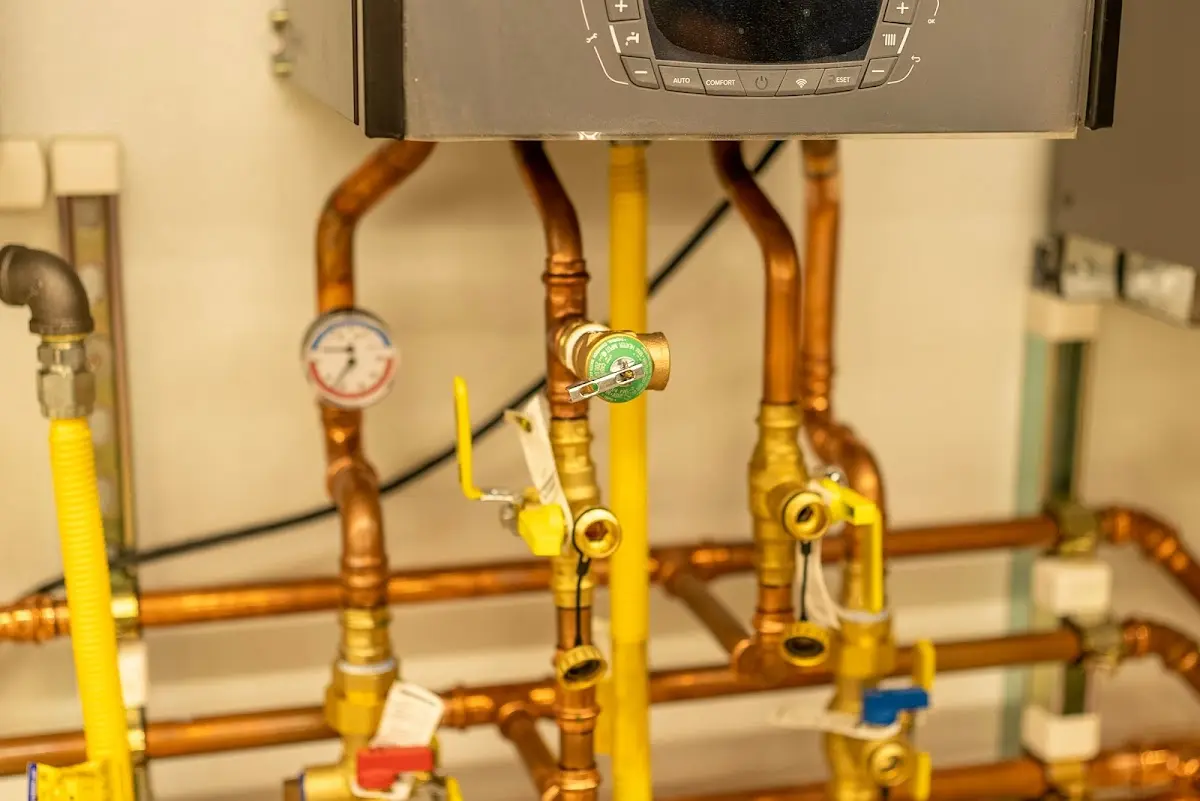 Licensed technician providing Water Heater Installation for a homeowner in Camden